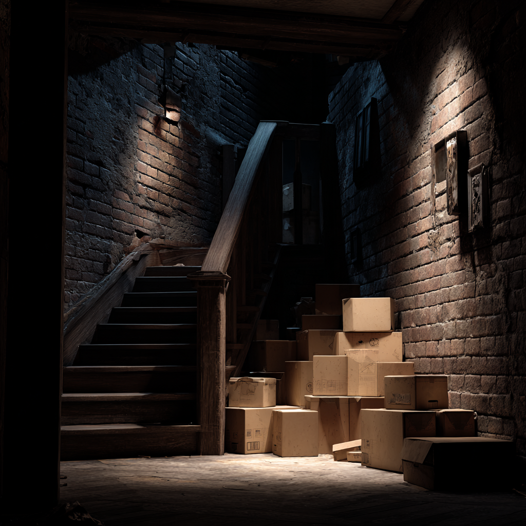 Kellertreppe | Quelle: Midjourney