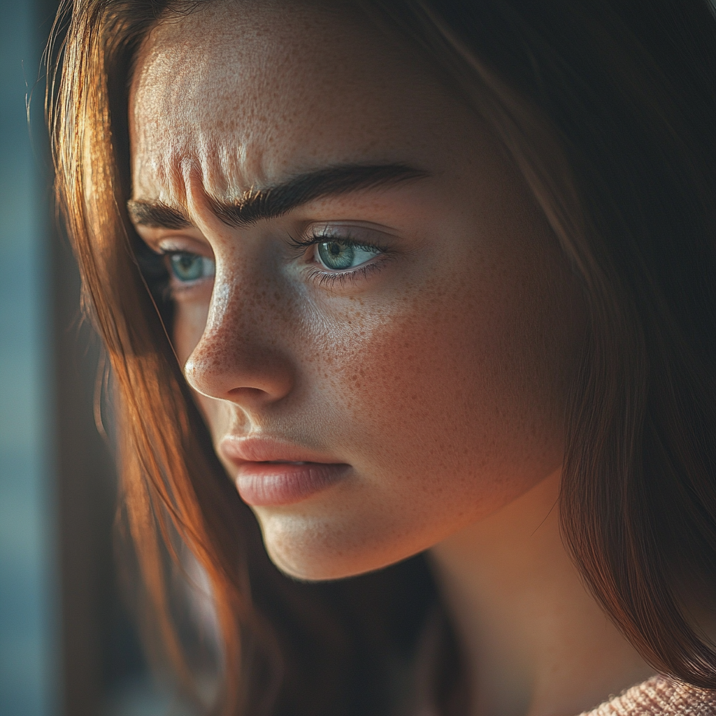 Kobieta wstrząśnięta do głębi | Źródło: Midjourney