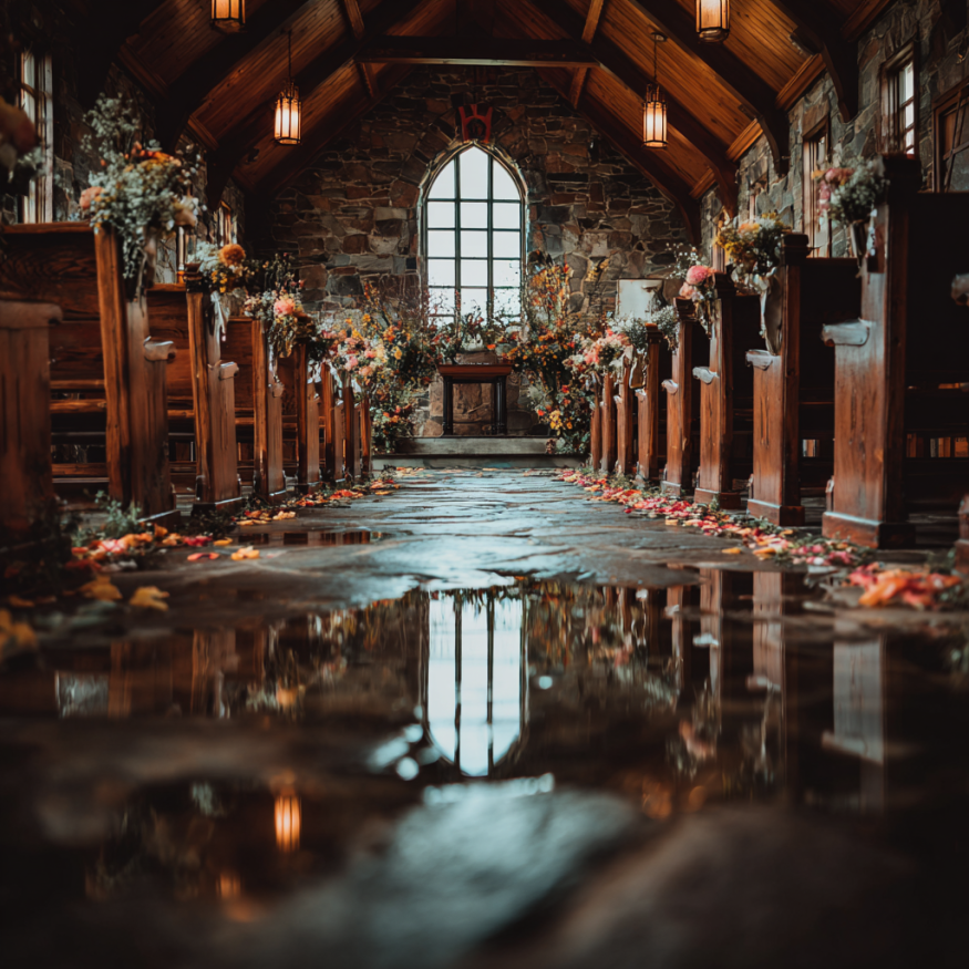 Eine kleine Hochzeitskapelle | Quelle: Midjourney