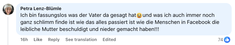 Die Internetnutzer äußern sich zu dem Prozess. | Quelle: facebook.com/bild/posts/pfbid0NheBkqAamUMAu2h3C6wSnNqThPi2UxG8qAyuc7sxPeijVpPnK4mEKFZcGuiHGt2Ml