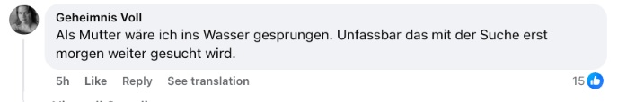 Besorgter Nutzer zum Fall Fabians | Quelle: facebook/Bild