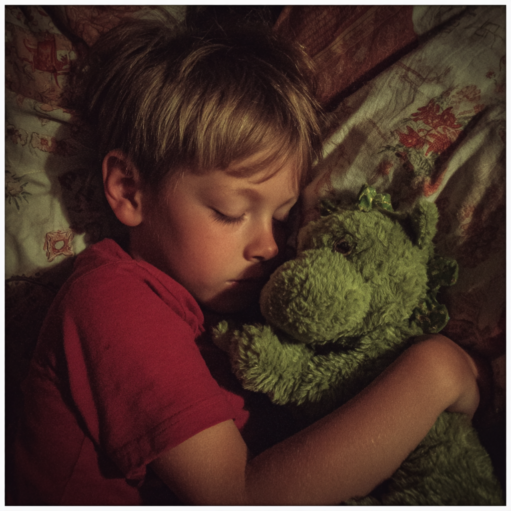 Ein schlafender kleiner Junge | Quelle: Midjourney