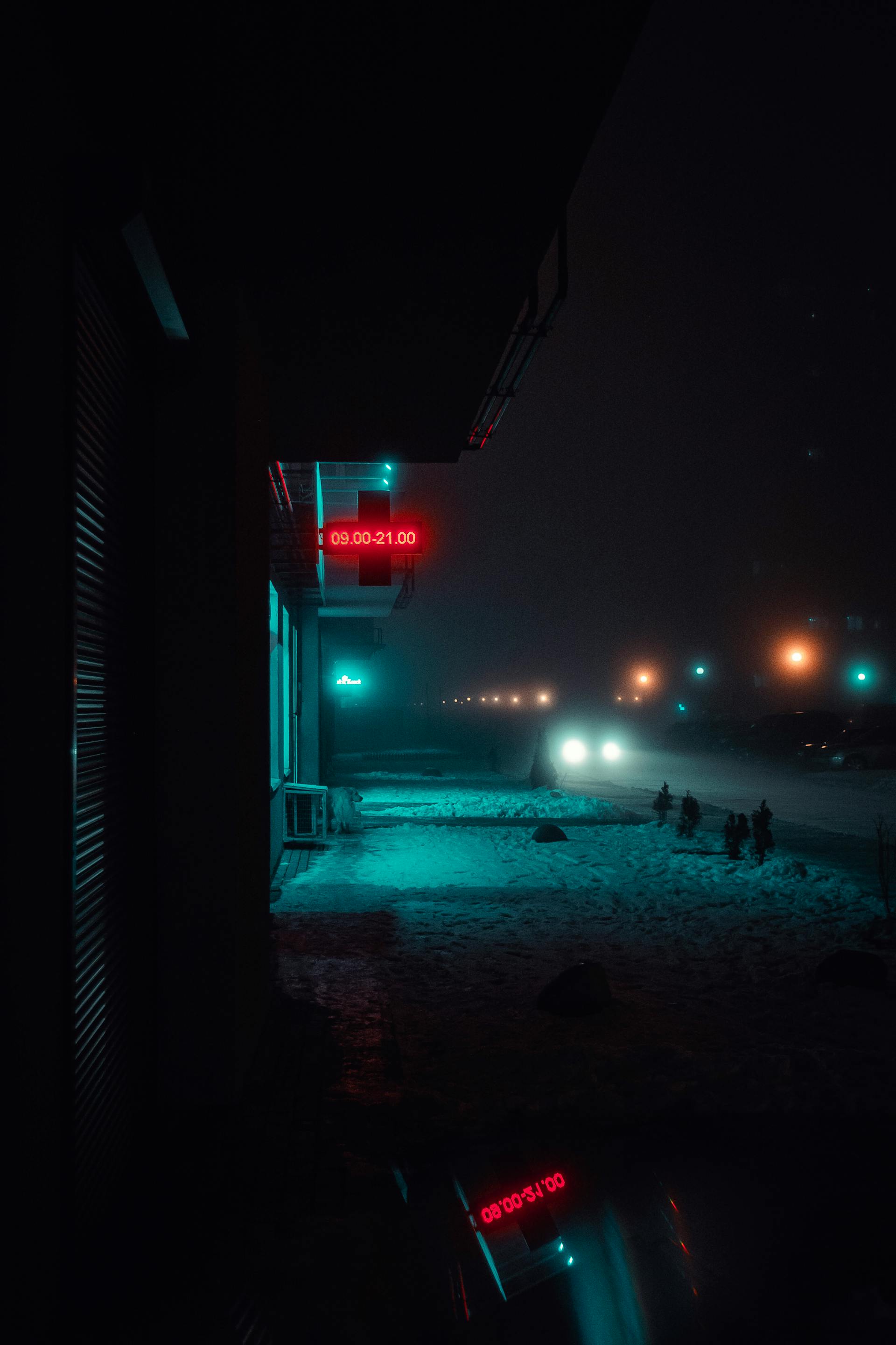 Eine Straße bei Nacht | Quelle: Pexels