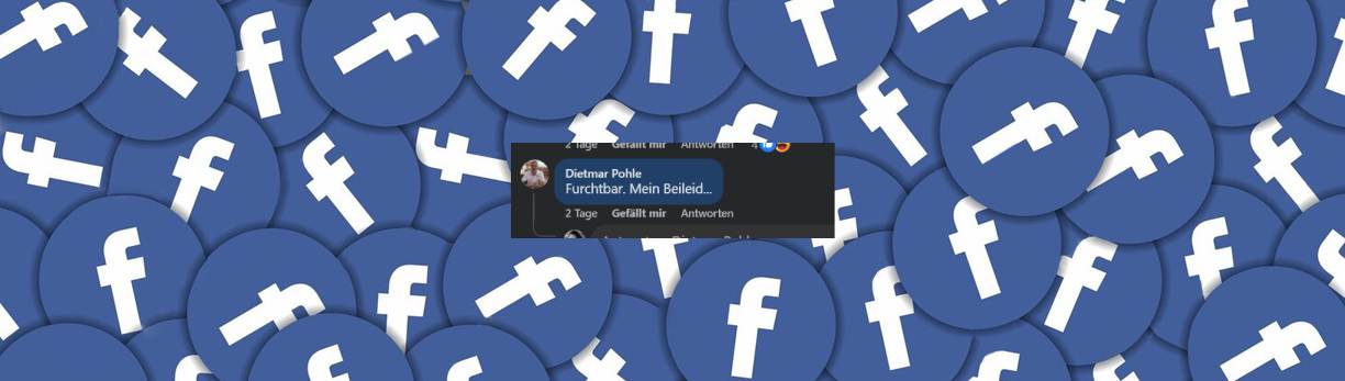 Nutzer spricht sein Beileid aus | Quelle: Facebook/Maik Lippold