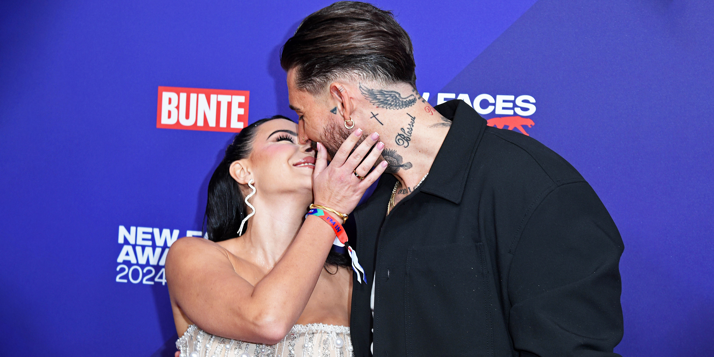 Leyla Lahouar and Mike Heiter | Quelle: Getty Images