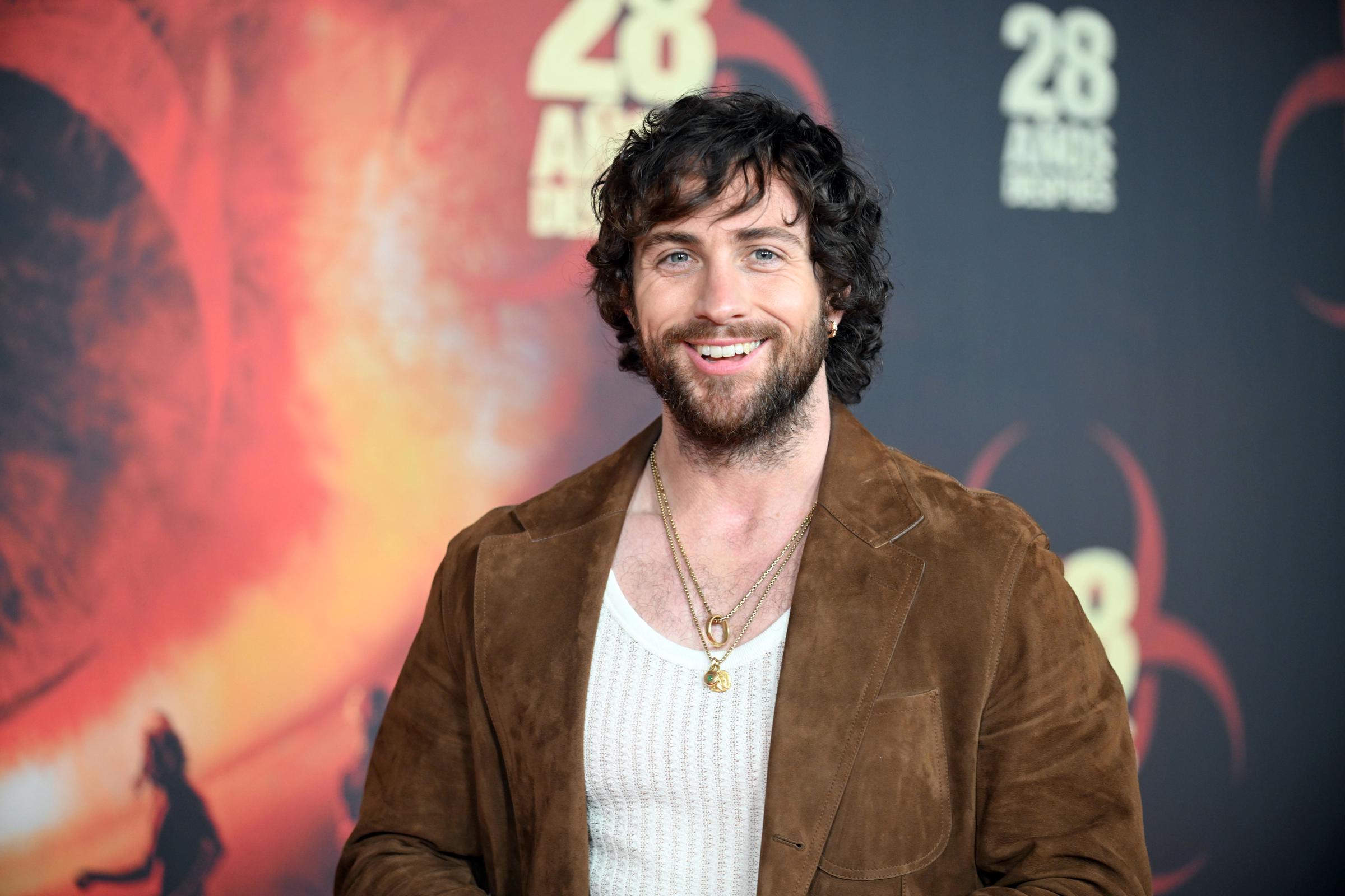 Aaron Taylor-Johnson, aufgenommen am 6. Juni 2025 in Madrid, Spanien | Quelle: Getty Images