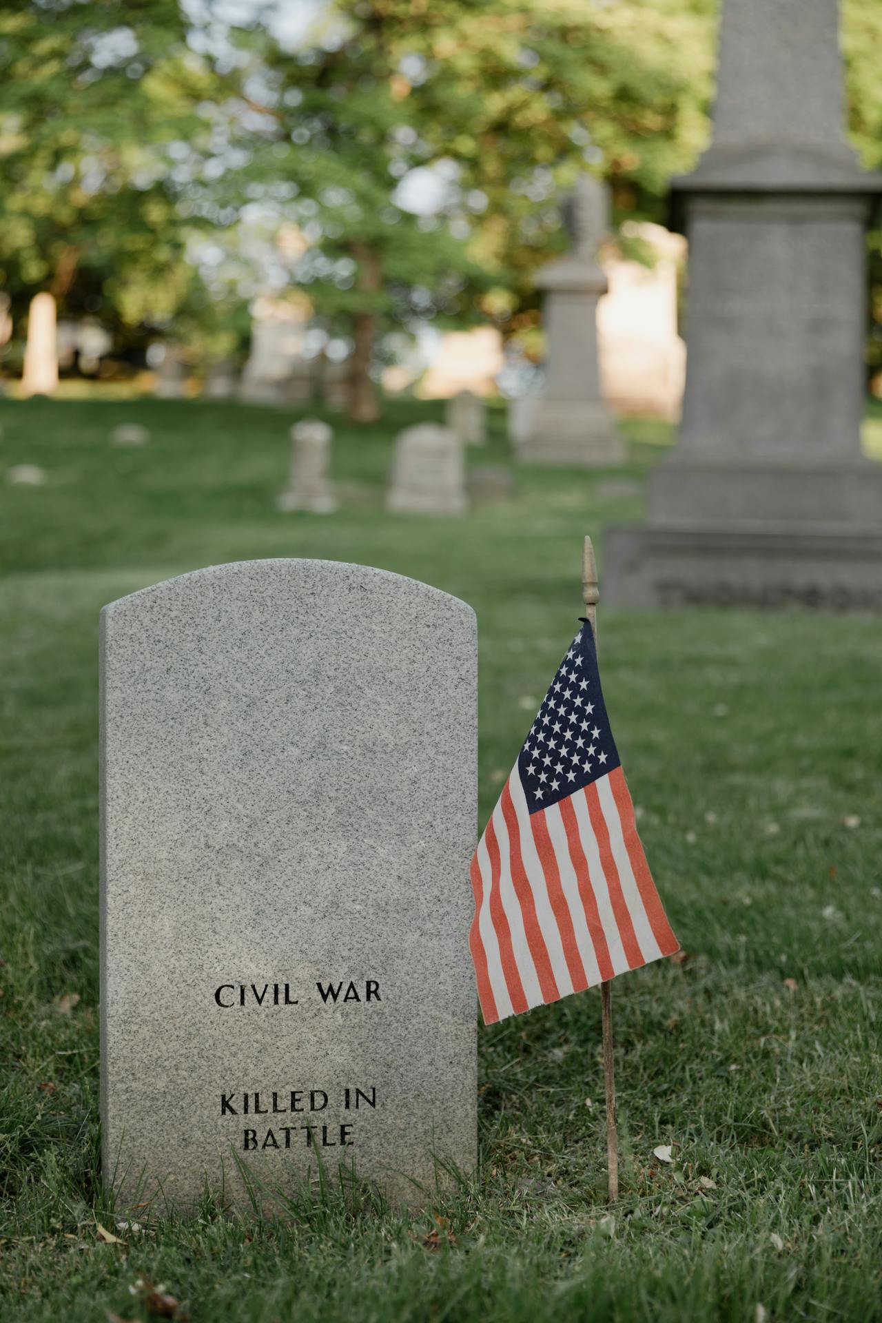 Der Grabstein eines Veteranen | Quelle: Pexels
