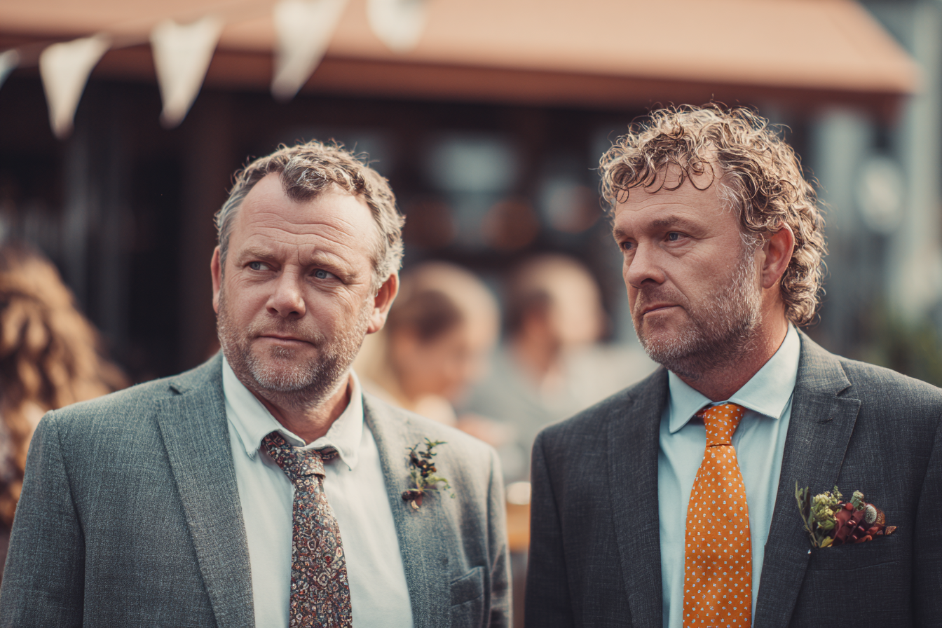 Menschen bei einer Hochzeit | Quelle: Midjourney
