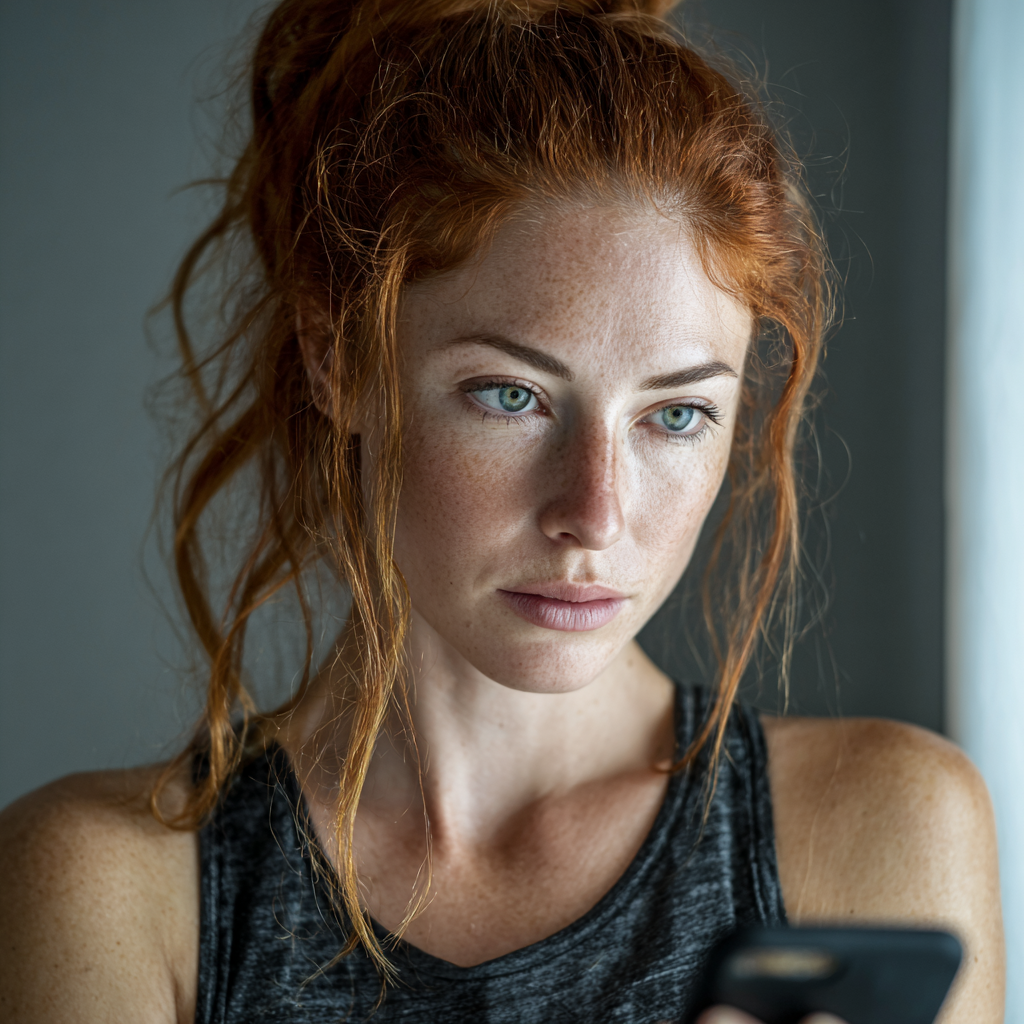 Eine Frau benutzt ihr Handy | Quelle: Midjourney