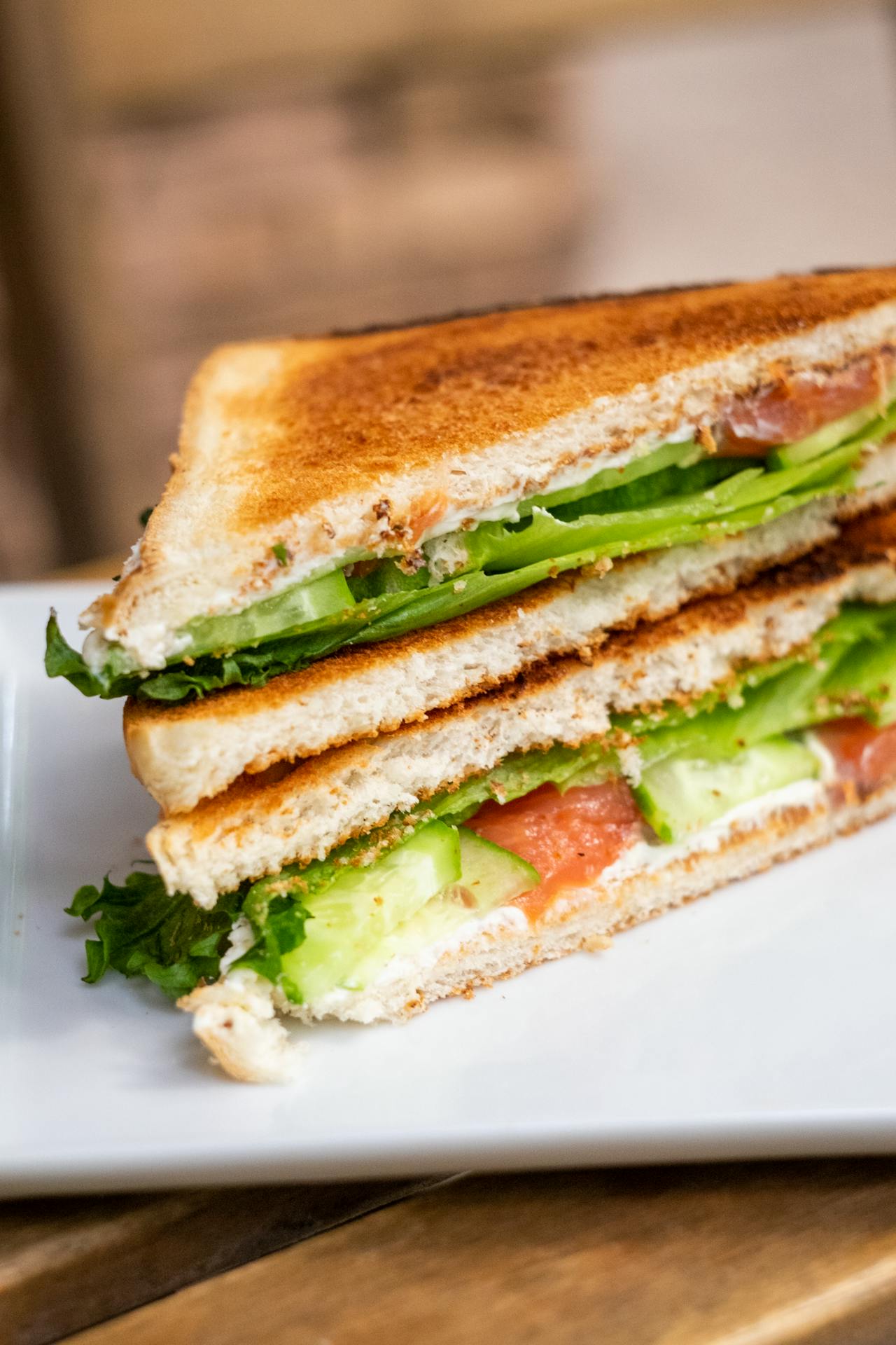 Ein Gurkensandwich | Quelle: Pexels