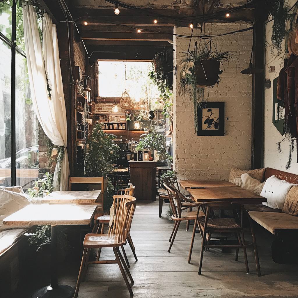 Das Innere eines Cafés | Quelle: Midjourney