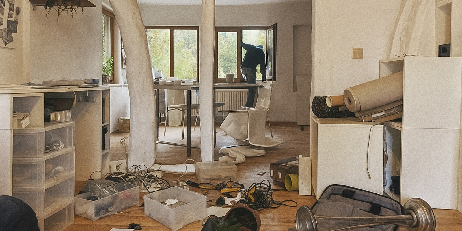 Chaotische Wohnung | Quelle: Sora