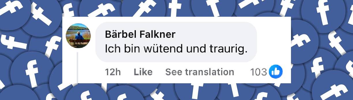 Facebook-Kommentare zu dem Vorfall | Quelle: facebook.com/share/p/1AzDSt6CgS/