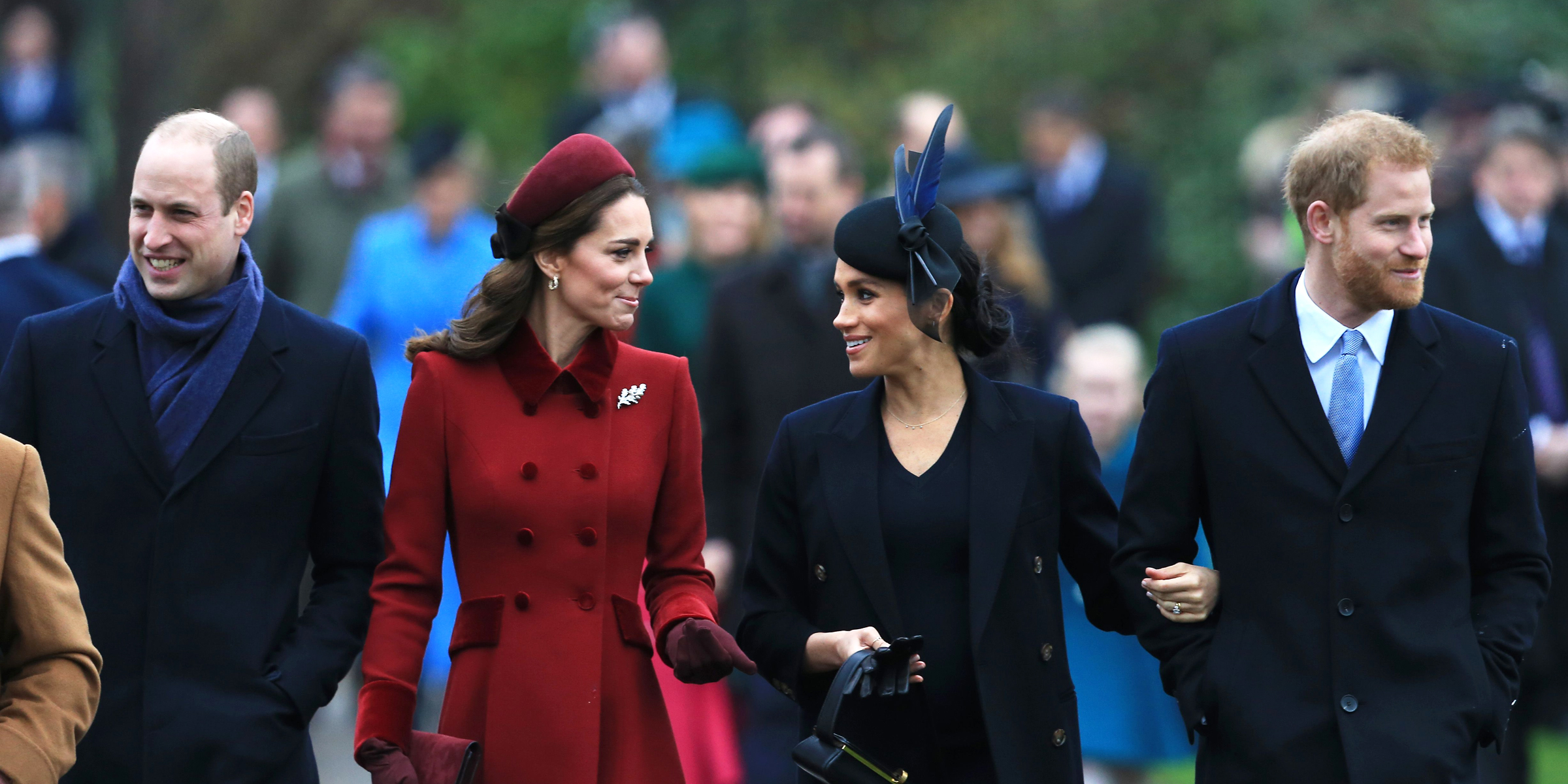 Prinz William, Catherine, die Prinzessin von Wales, Meghan Markle und Prinz Harry | Quelle: Getty Images