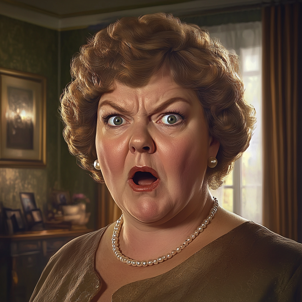 Eine erschrockene Frau | Quelle: Midjourney