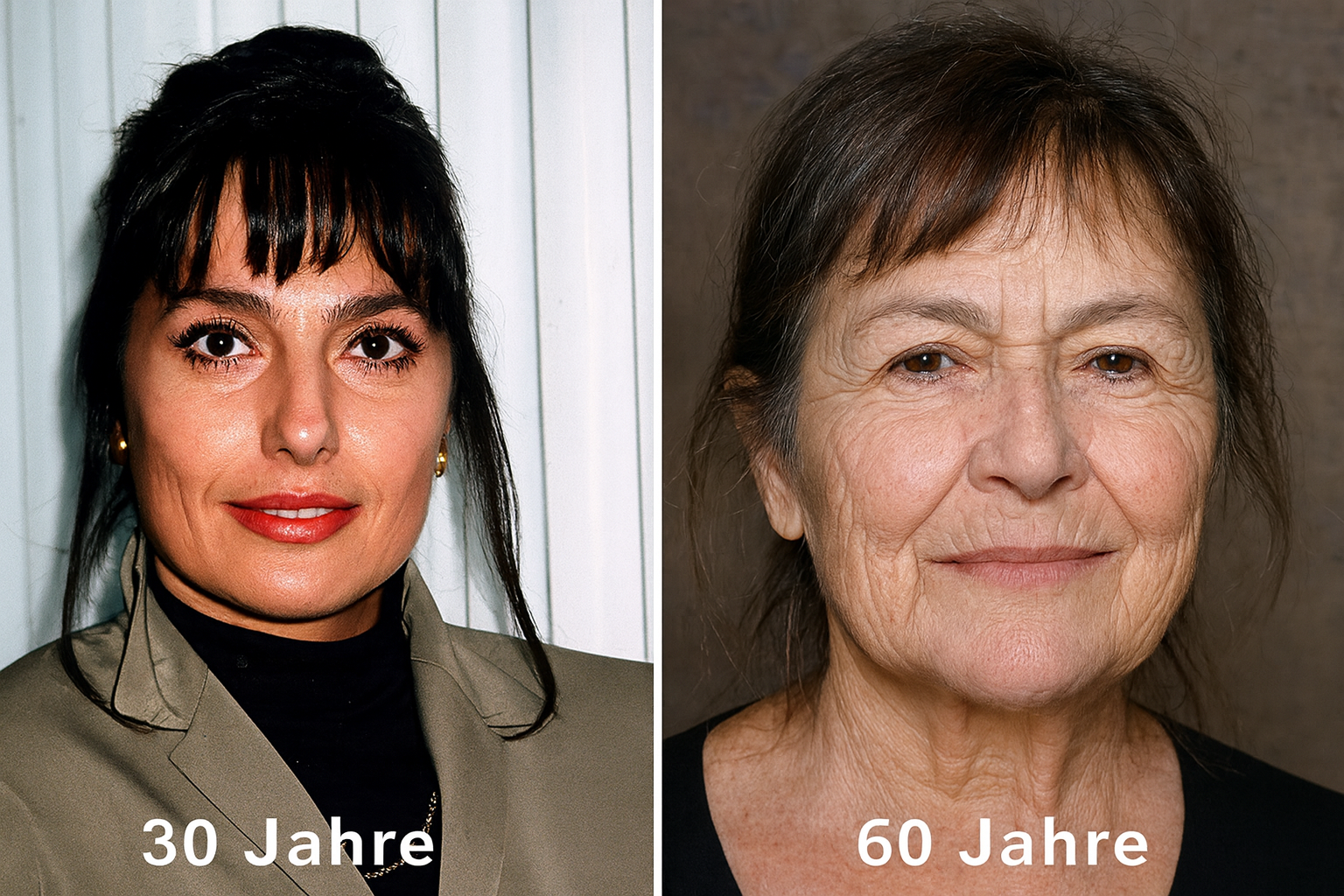 Simone Thomalla - ein Vergleich zwischen realität und KI | Quelle: Getty Images / ChatGpt