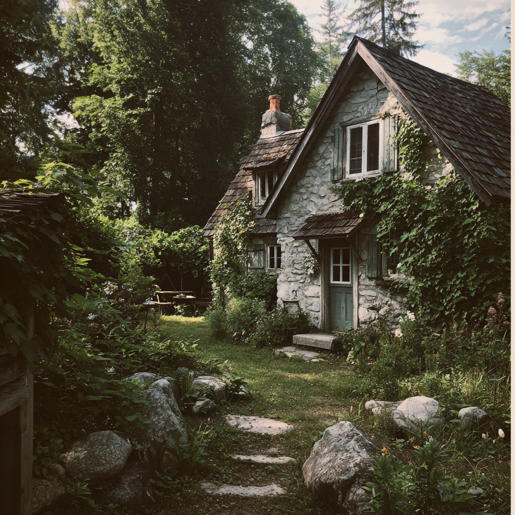 Die Außenseite eines Hauses | Quelle: Midjourney