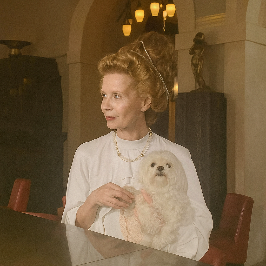 Eine Frau mit einem Hund | Quelle: Sora