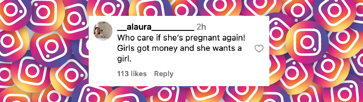 Die Bemerkung eines Netizens zu Rihannas Auftritt vor der Met Gala 2025 am 5. Mai 2025 | Quelle: Instagram/entertainmenttonight