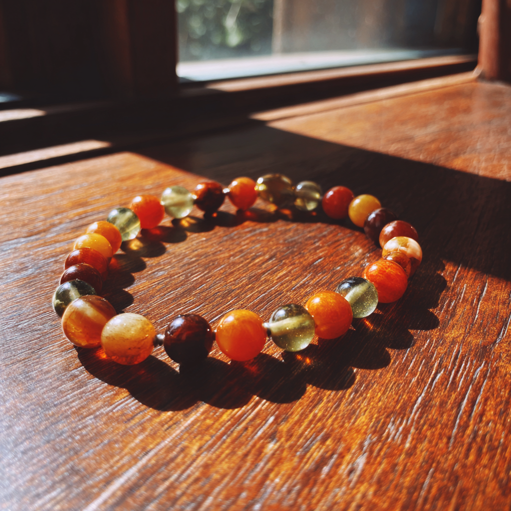 Ein selbstgemachtes Armband | Quelle: Midjourney