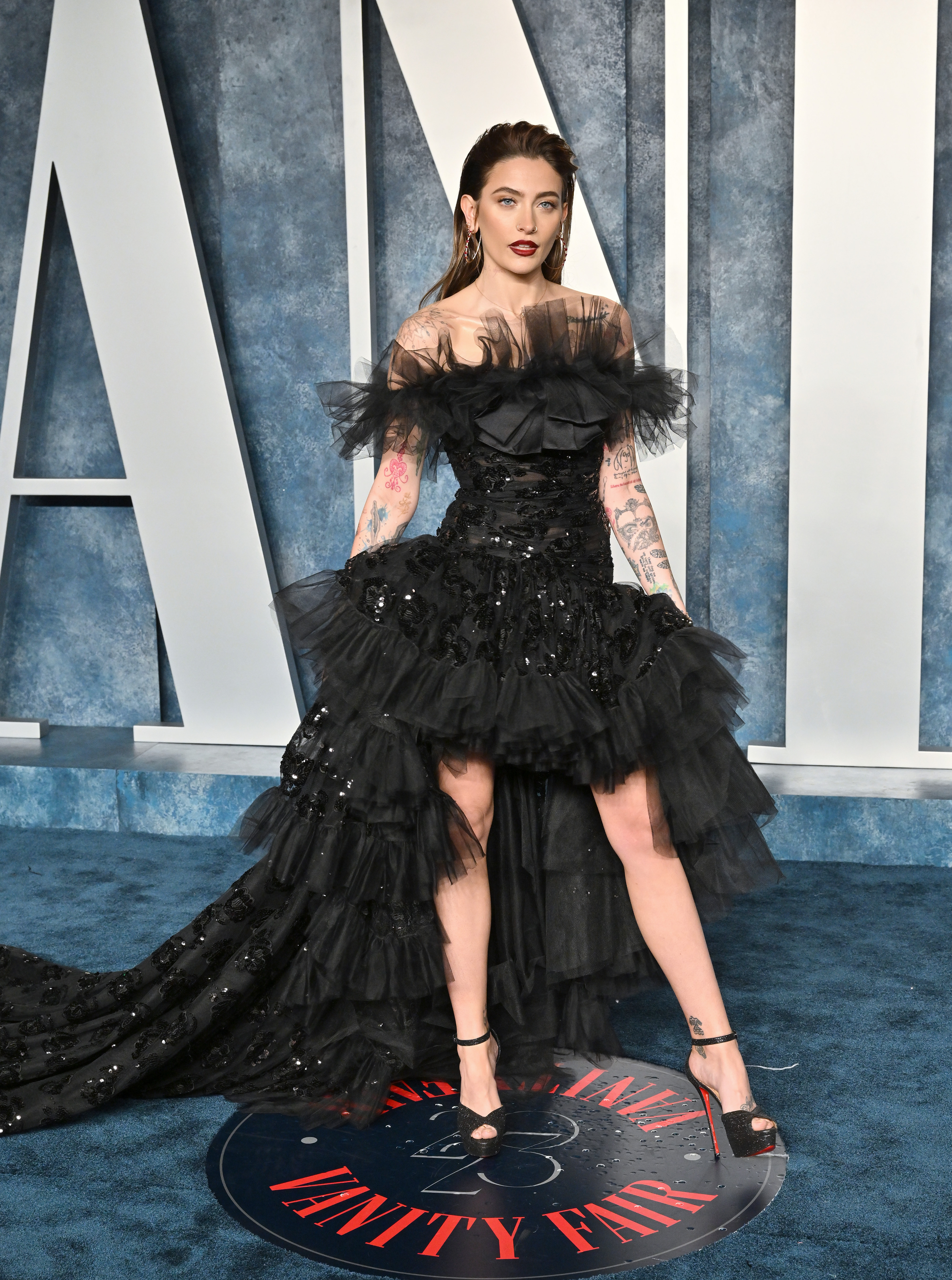 Paris Jackson besucht die 2023 Vanity Fair Oscar Party am 12. März 2023 in Beverly Hills, Kalifornien. | Quelle: Getty Images
