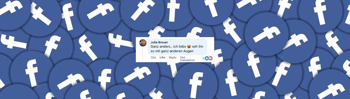 Nutzer kommentiert Mark Forsters neuen Look | Quelle: Facebook/Mark Forster