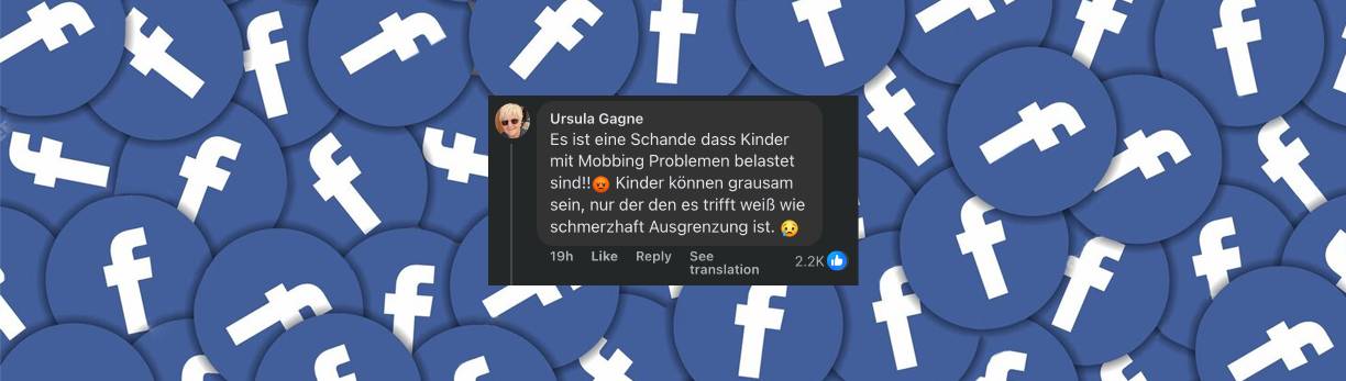 Nutzer zeigt sich schockiert über den Vorfall und die Kommentare anderer Nutzer | Quelle: Facebook/AmoMama Deutschland
