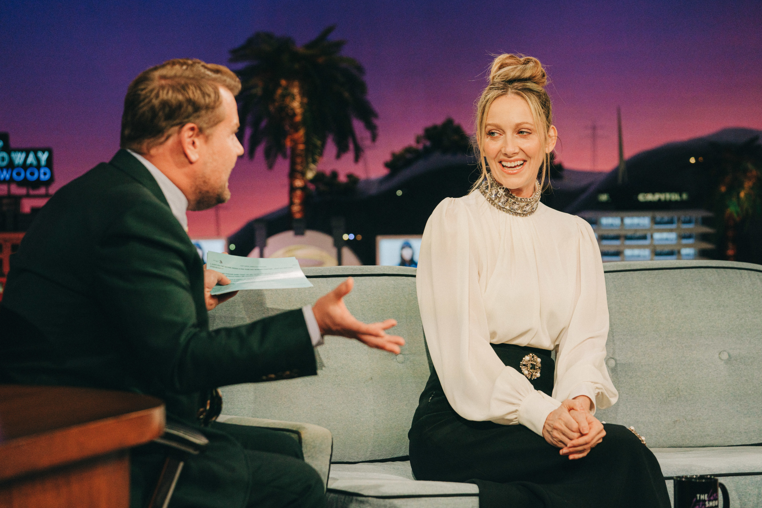 Die Schauspielerin bei "The Late Late Show with James Corden" im Jahr 2021. | Quelle: Getty Images