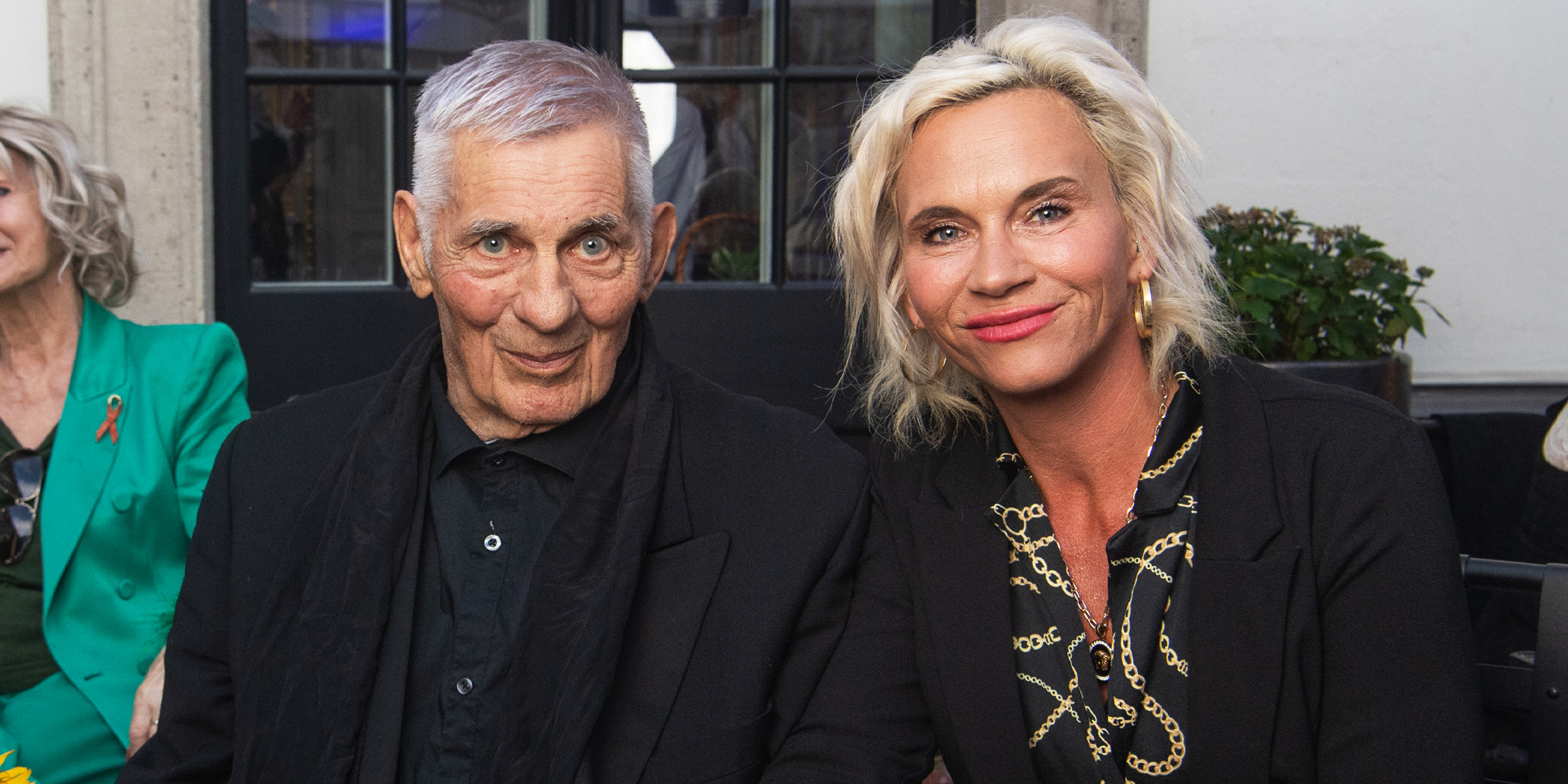 Heinz Hoenig und seine Frau Annika | Quelle: Getty Images