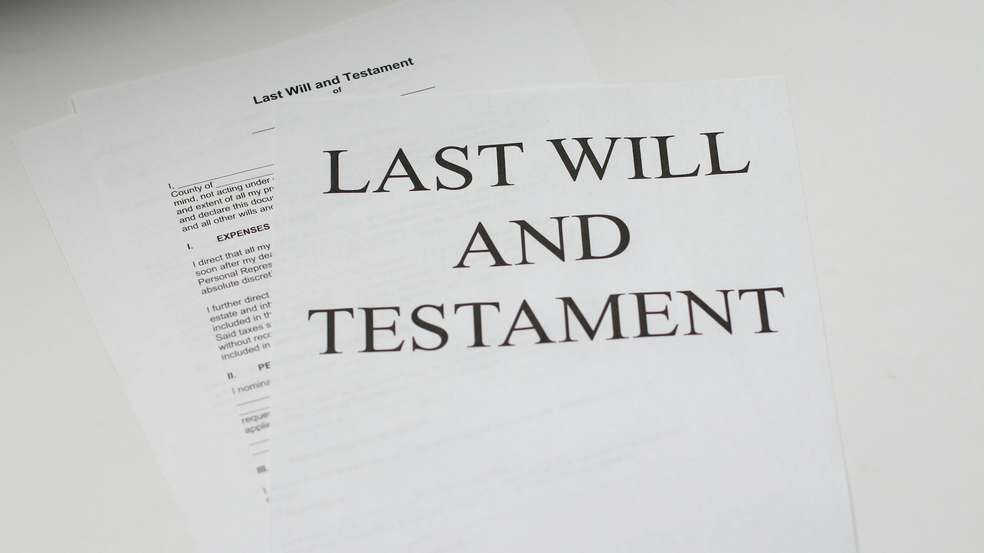 Ein Testament | Quelle: Unsplash