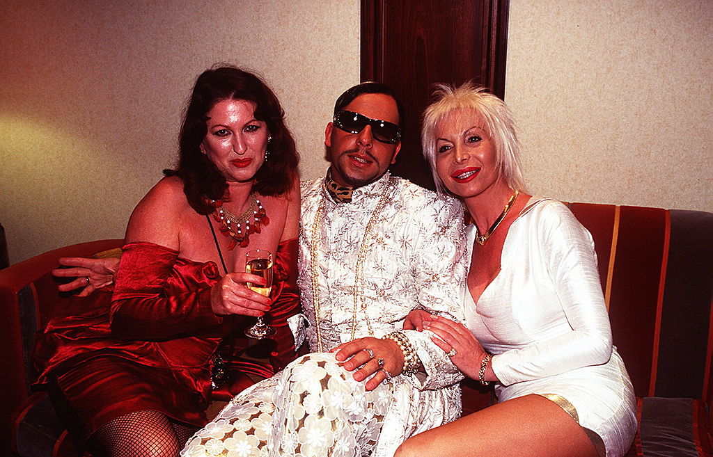 Cleo Kretschmer Und Harald Glöckler Und Nicole Grünwald Bei "Ufa Film Ball 1996" In Neuss | Quelle: Getty Images