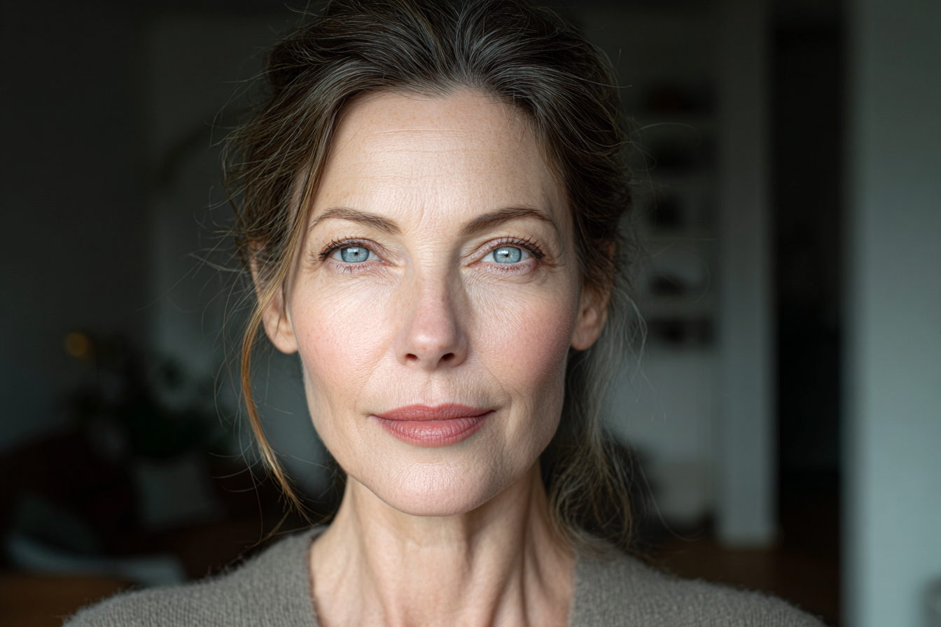 Eine Frau, die geradeaus schaut | Quelle: Midjourney