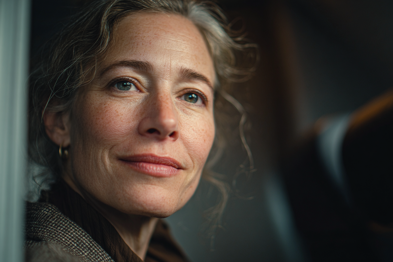 Eine lächelnde Frau | Quelle: Midjourney