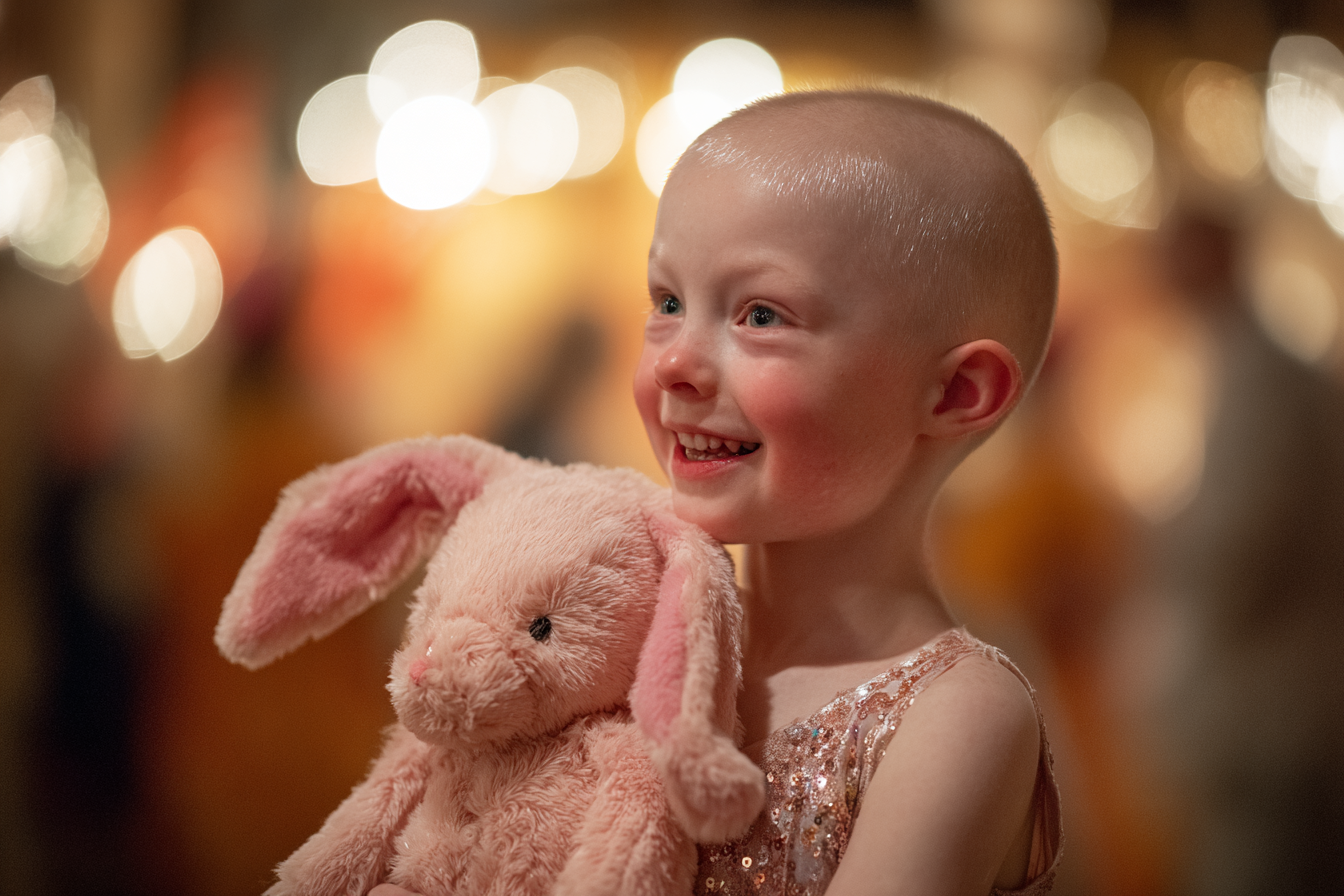 Ein kleines Mädchen lächelt | Quelle: Midjourney