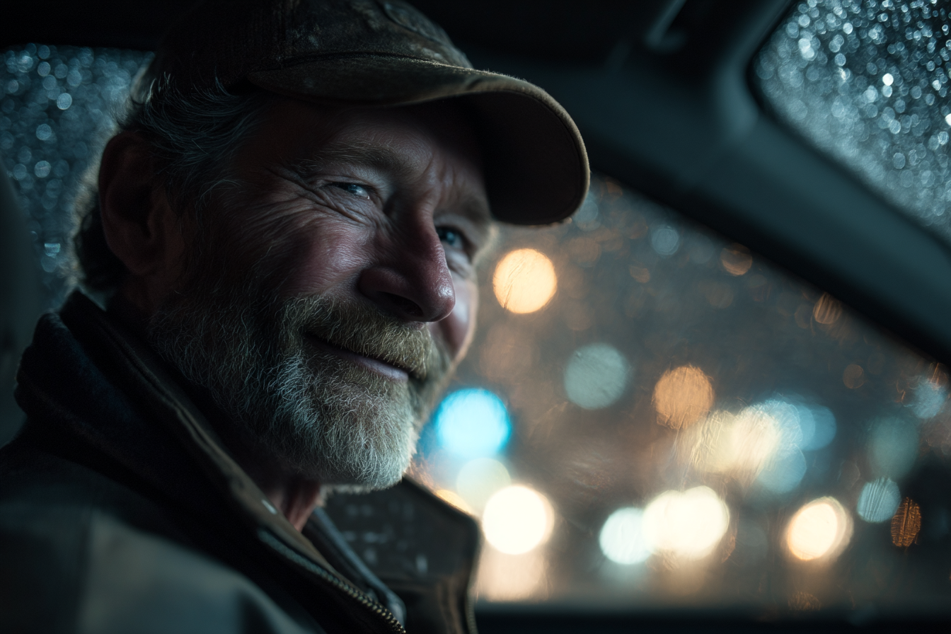 Ein Mann in einem Auto | Quelle: Midjourney