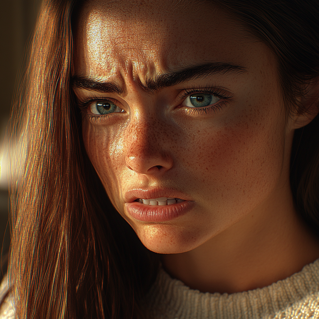 Wściekła, ale opanowana kobieta | Źródło: Midjourney