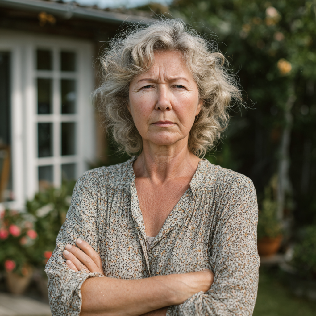 Eine aufgebrachte Frau | Quelle: Midjourney