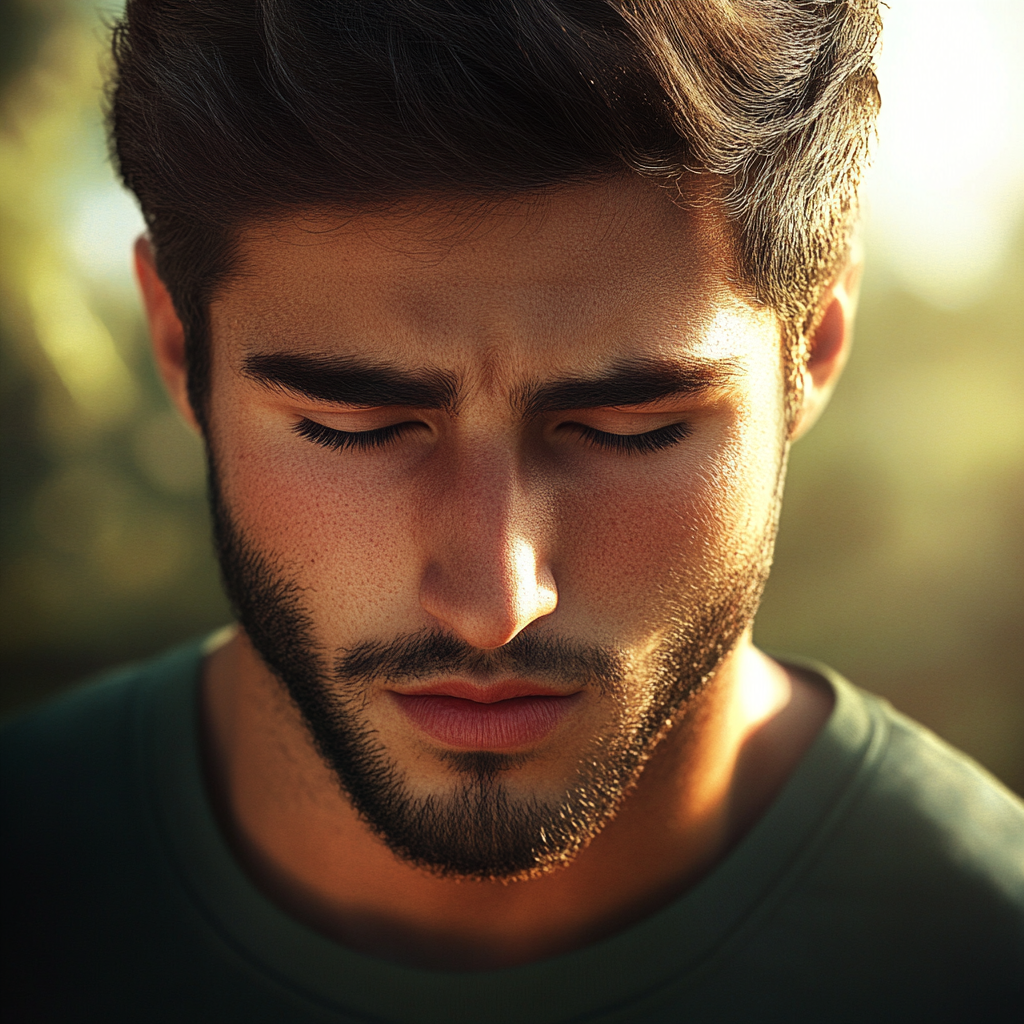 Ein trauriger Mann | Quelle: Midjourney