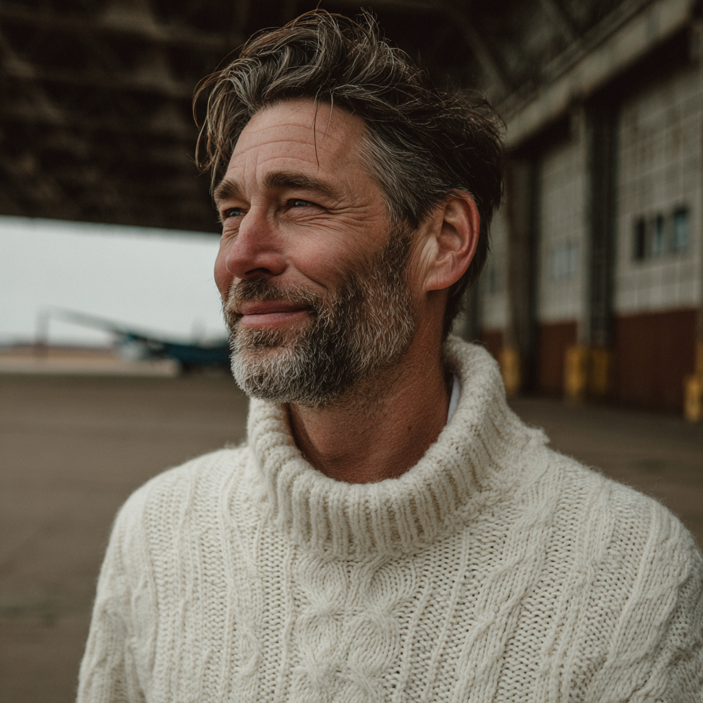 Ein lächelnder älterer Mann | Quelle: Midjourney