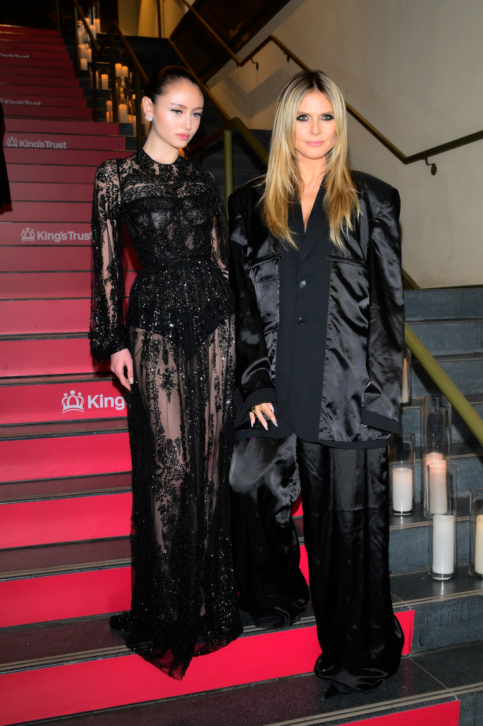 Leni und Heidi Klum besuchen die The King's Trust 4th Annual Global Gala im Casa Cipriano am 1. Mai 2025 in New York City. | Quelle: Getty Images