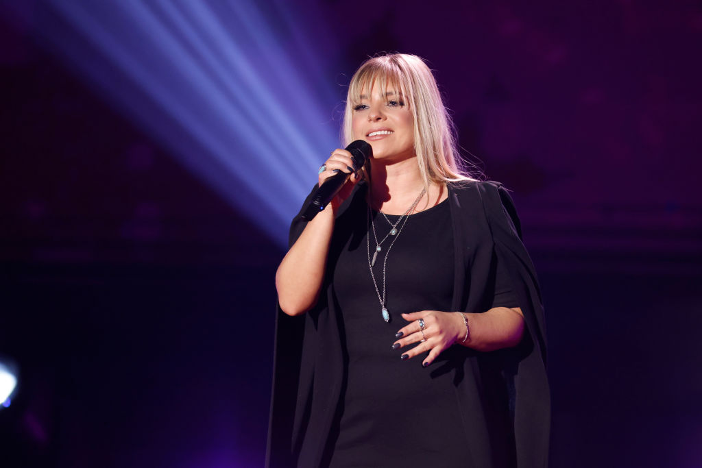 Marina Marx bei der "Beatrice Egli Show", 28. März, 2023 in Berlin | Quelle: Getty Images