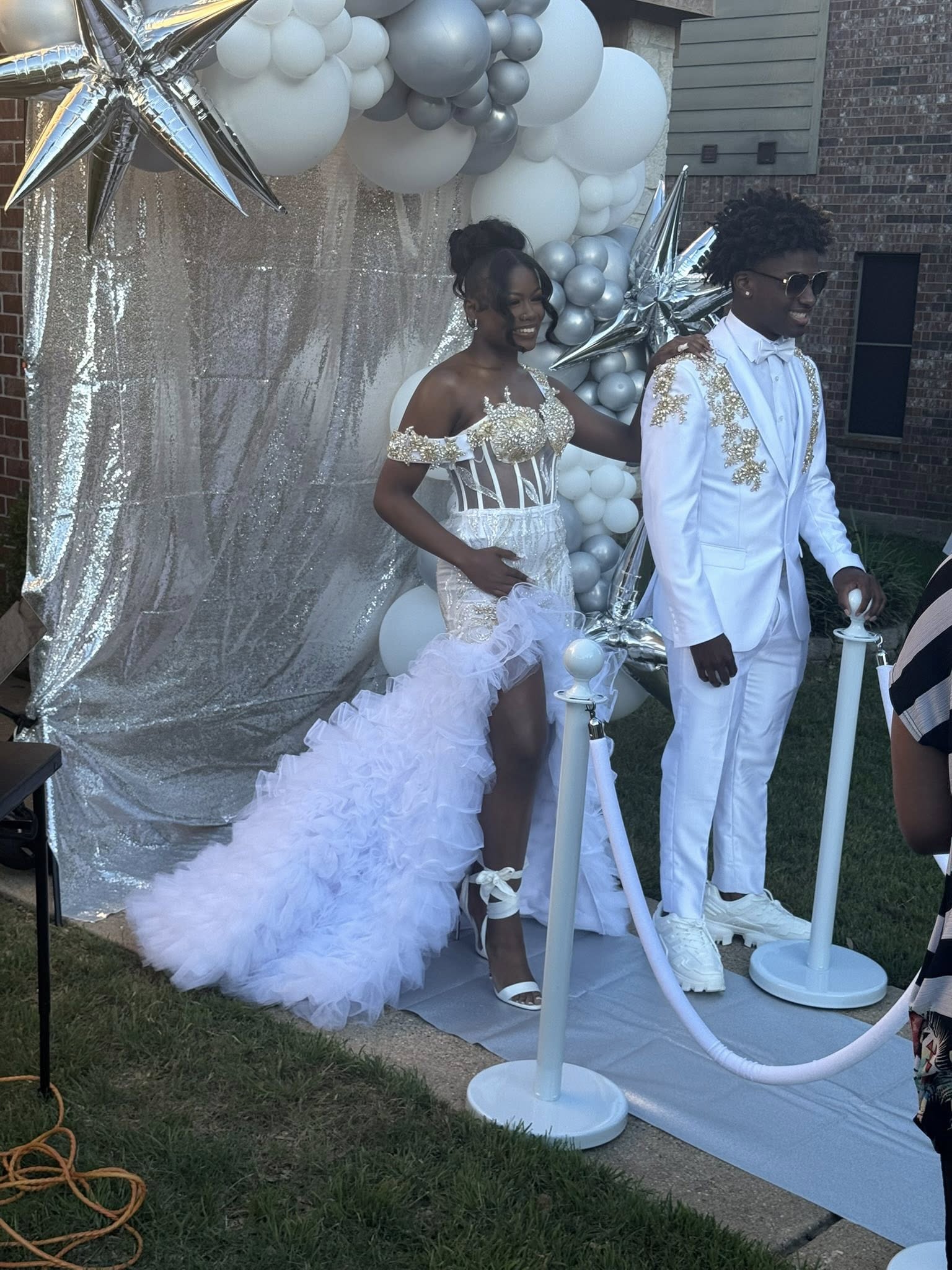 Courtney Hodge, gekleidet für den Abschlussball, auf einem Foto, das am 23. Mai 2026 gepostet wurde | Quelle: Facebook/Sherqueena Myles Jackson
