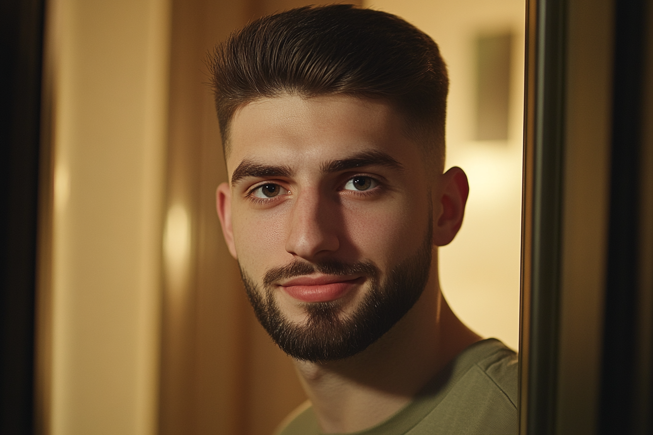 Ein lächelnder Mann | Quelle: Midjourney