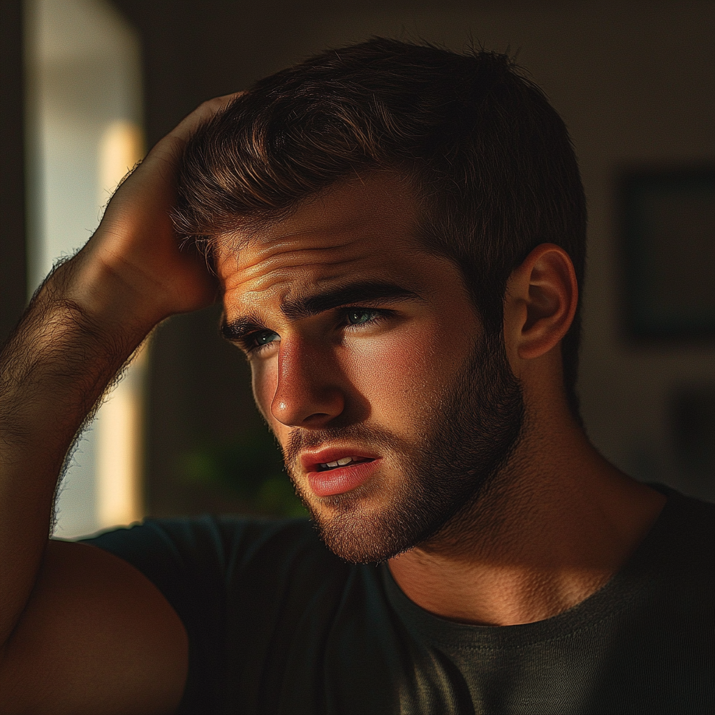 Zestresowany mężczyzna | Źródło: Midjourney