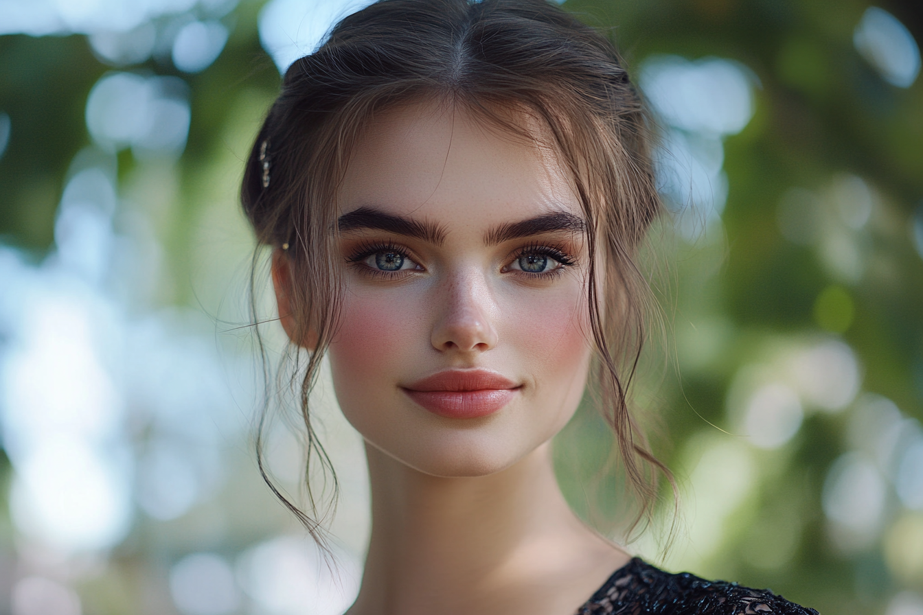 Eine lächelnde Frau | Quelle: Midjourney