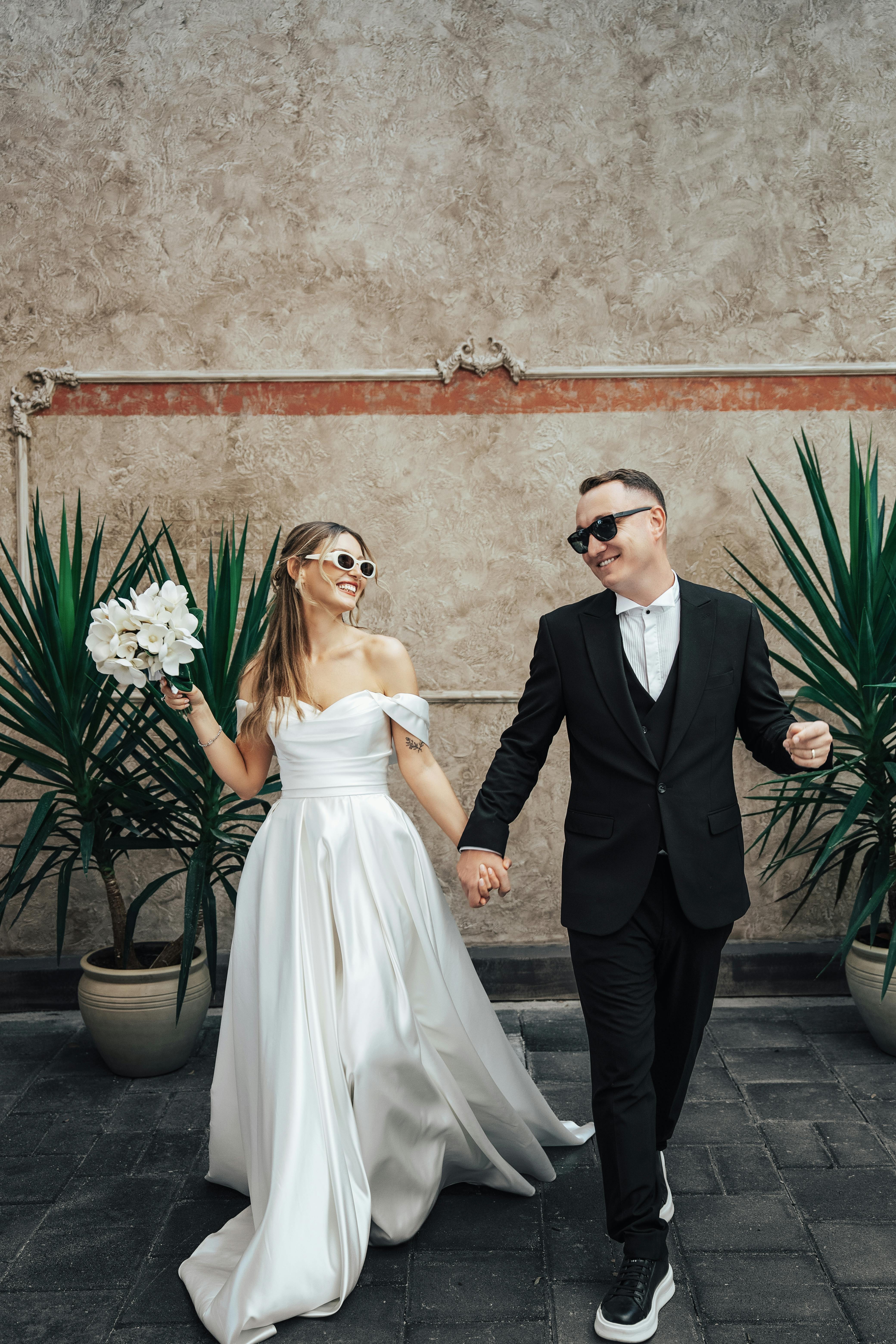 Ein Paar an seinem Hochzeitstag | Quelle: Pexels