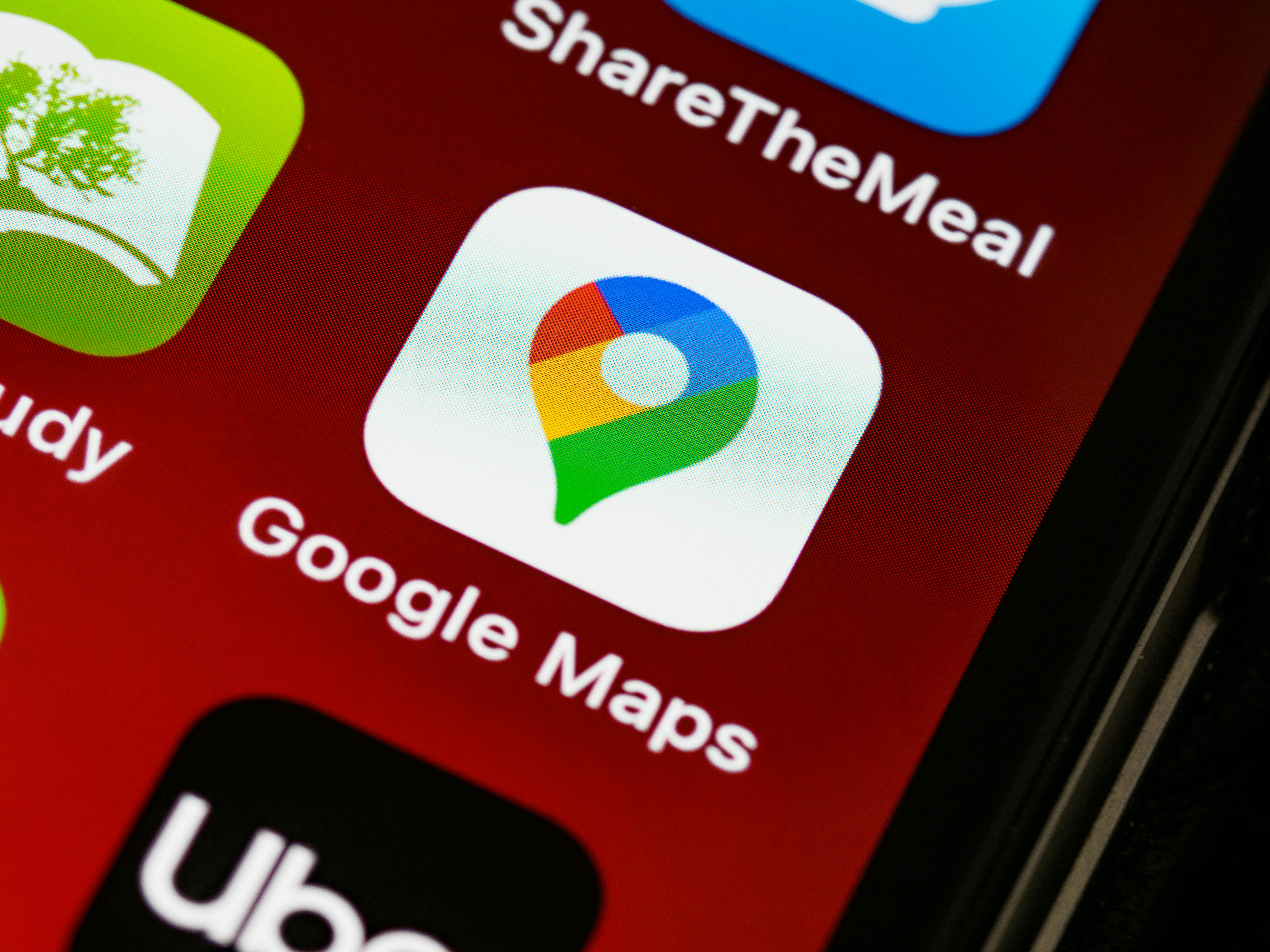 Eine Nahaufnahme der Google Maps App auf einem Telefon | Quelle: Pexels