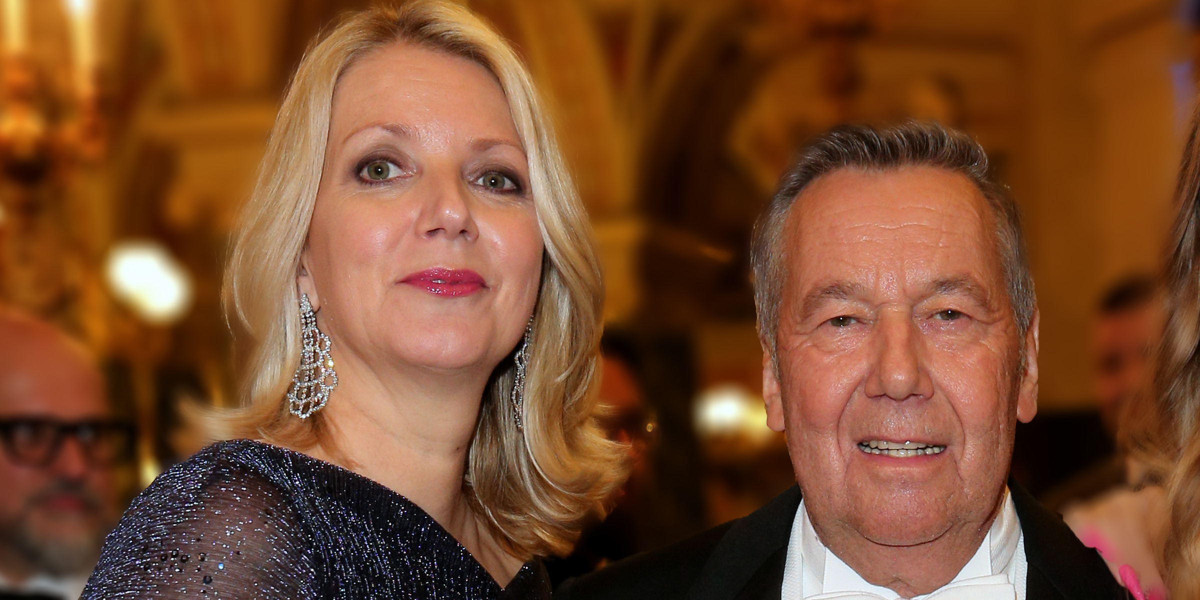 Silvia Keiler and Roland Kaiser | Quelle: Getty Images