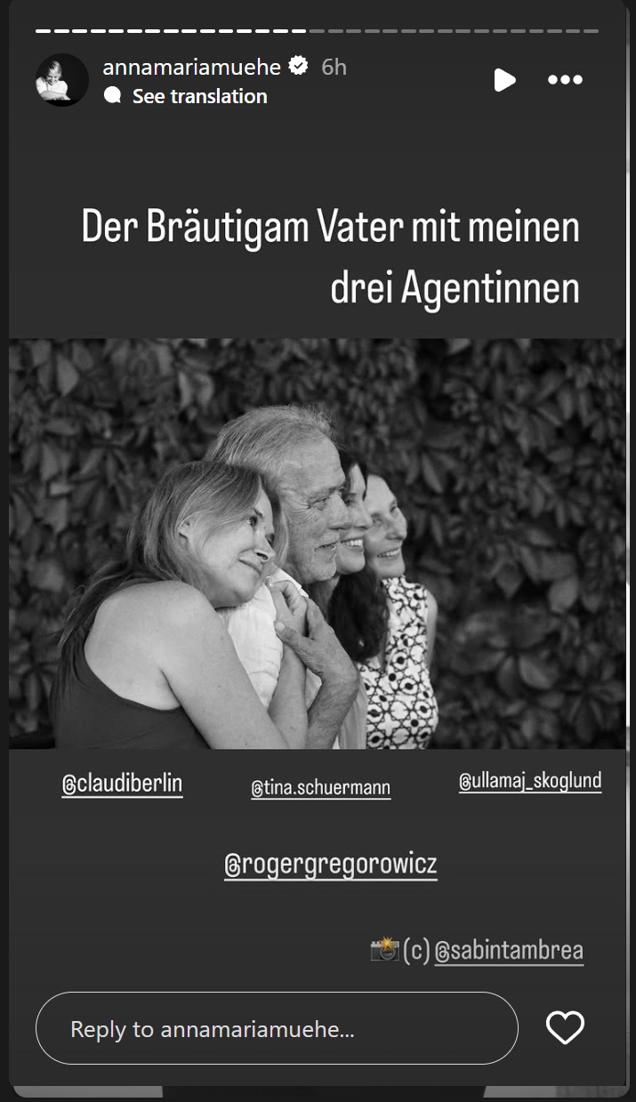 Screenshots der Stories der Schauspielerin | Quelle: Instagram/annamariamuehe