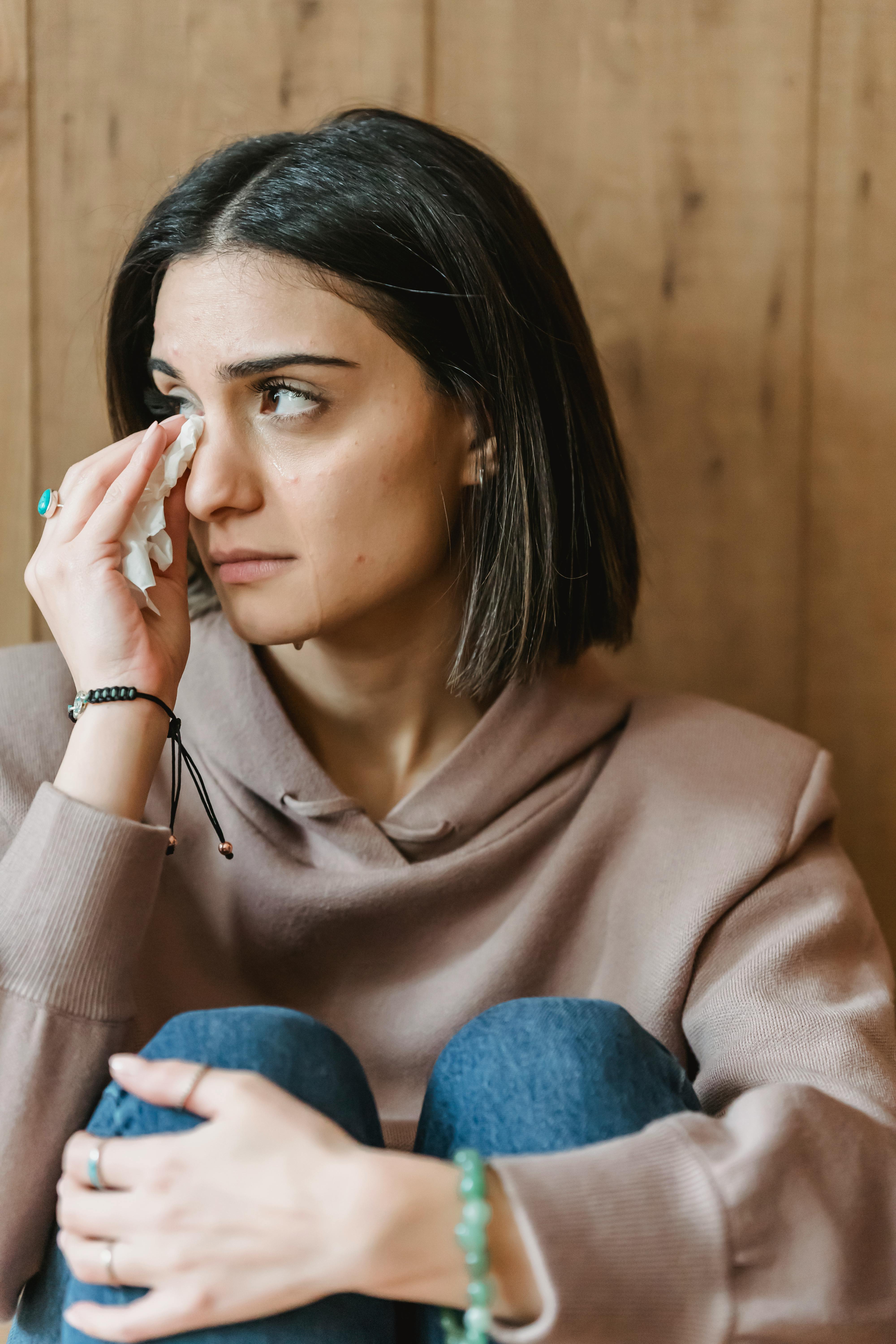 Eine weinende Frau | Quelle: Pexels